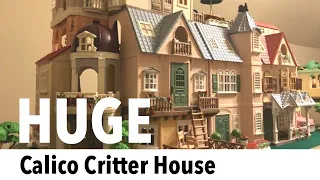 HUGE Mansion, Calico Critters Red Roof Home + Deluxe Celebration + Cottage +More! Sylvanian Families