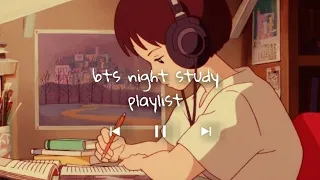 bts late night study playlist~