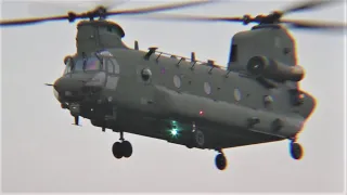 RAF Chinook HC4 -- Salisbury Plain Training Area -- June 2020