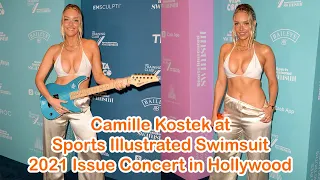 Camille Kostek at Sports Illustrated Swimsuit 2021 Issue Concert in Hollywood