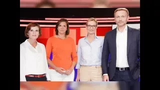 Wahlarene der kleinen Parteien: FDP, Grüne, Linke und AfD liefern sich TV-Duell