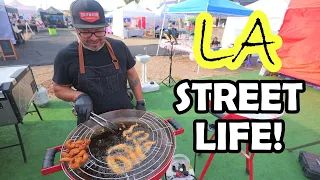 Epic LA STREET FOOD TOUR at AVE 26 NIGHT MARKET!