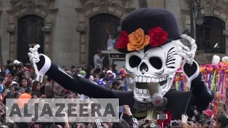 Mexicans celebrate first Day of the Dead procession