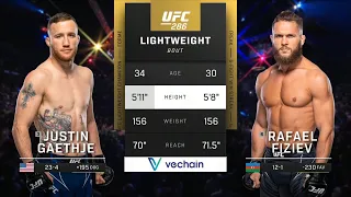 Джастин Гейджи vs Рафаэль Физиев (Полный бой UFC 4)