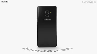 Samsung Galaxy A8 (2018) Black 3D model by Hum3D.com