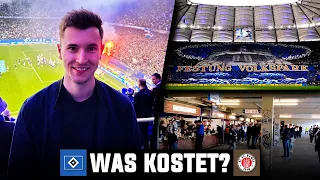 Ticket, Essen, Anreise 🚆🌭 Was kostet ein Stadionbesuch beim Stadtderby HSV vs. St. Pauli?