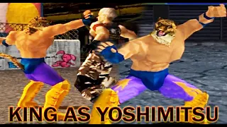 [TAS] King With Yoshimitsu's Moves Gameplay - Tekken 3 (Arcade Version) (Requested)