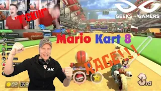 Geeks + Gamers - Mario Kart 8 Ryan Rage Mega Compilation