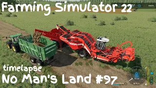 Farming Simulator 22 No Man's Land #97  убираем картофель