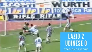 22 maggio 1988: Lazio Udinese 2 0