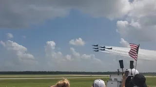 WATCH: The US Navy's Blue Angels Practice From NAS Pensacola