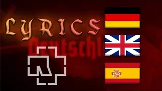 Rammstein - Deutschland (Lyrics) (English, Spanish, German lyrics)