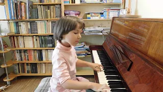 Марианна, 5 лет. Л.В.Бетховен. Сонатина фа мажор