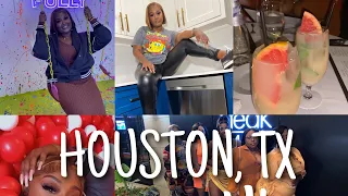 Houston Vlog| Lit GIRLS TRIP| Turkey leg hut| Kamp houston| & more