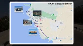 From Coral Bay to Agios Georgios - With Commentary