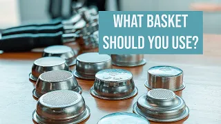 In your ESPRESSO MACHINE which PORTAFILTER BASKET should you use?