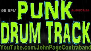 Punk Rock Drum Track 95 bpm