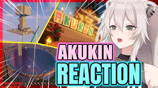 Botan REACTS to AKUKIN HQ, UNDERGROUND EMPIRE, SKY FARMS - Minecraft 【ENG Sub】【Hololive】