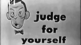 Judge For Yourself w FRED ALLEN - Chiropractors & Lost Poodles - Intro by Orson Bean (Nov 10, 1953)