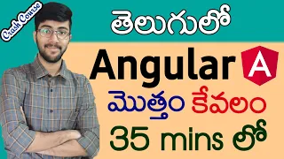 Angular full course in telugu in 35 minutes | Complete Angular.js course | Vamsi Bhavani