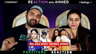 Pakistani Couple Reaction | 90s Most Viewed Indian Songs (Top 50) On Youtube | Most Viewed 90s Songs