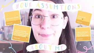 ⭐ GET TO KNOW ME ⭐ / Your assumptions about me and answering some of your questions!