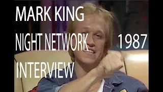 Mark King (LEVEL 42)  - BAND HISTORY - Night Network Interview - 1987 - KHAZ' REMASTER