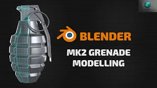 MK-2 (Pineapple) Grenade Modelling - Blender