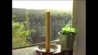 23 hour time-lapse film of a burning, Grace-made, beeswax candle