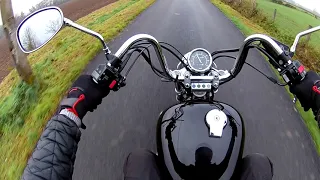 YAMAHA 125 VIRAGO EP9 Test sur route !!!