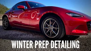 WINTER PREPARATION DETAIL | Mazda MX-5 RF Exterior Wash and Detail