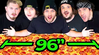 The Boys Eat The Worlds Largest Pizza