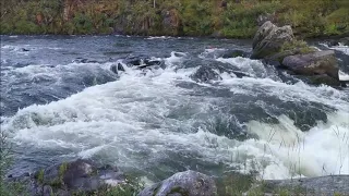 Бий-Хем в верховьях, порог Водопадный. Тыва, Тоджа, Саяны.