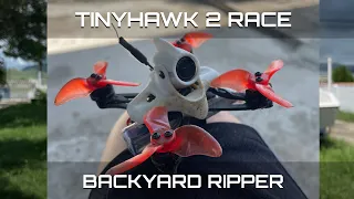 Emax Tinyhawk  2 Race BEAST MODE training! Mighty micro fpv drone ripping the front yard. PRFPV