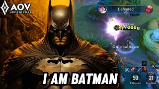 AOV : KAINE GAMEPLAY | I AM BATMAN - ARENA OF VALOR LIÊNQUÂNMOBILE ROV COT