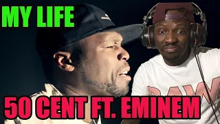 WHO WANTS PROBLEM WITH EM & 50?? 50 CENT - MY LIFE FT. EMINEM @ ADAM LEVINE | Reaction #Eminem #50