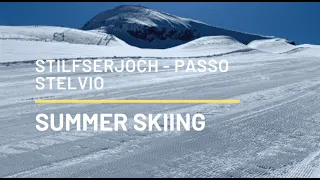 Summer skiing at Stilfserjoch, Passo Stelvio 2020