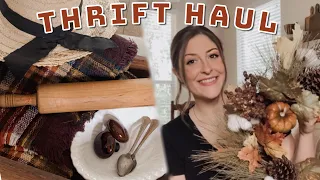 HUGE HOME DECOR THRIFT HAUL! | Goodwill Haul | Fall Decor 2022