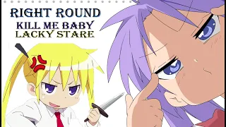 AMV Anime Mix - Right Round - Kill me baby & Lacky stare
