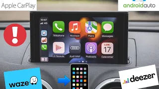 Activation Audi Smartphone Interface (Carplay / Android Auto) sur Audi A3 8V