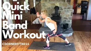 Quick Mini Band Workout for Legs, Butt and Abs