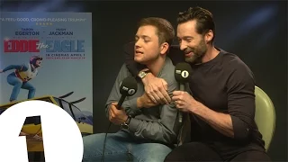 Hugh Jackman And Taron Egerton play Initial Reaction