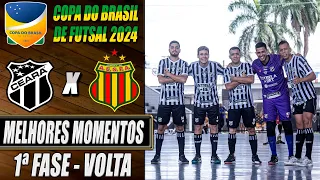 Ceará X Sampaio Araiosense | 1ª Fase | Jogo de Volta | Copa do Brasil de Futsal 2024 (21/04/2024)