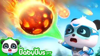 Bola de Fogo do Céu🔥 | Super Equipe de Resgate | Desenho Animado & Desenho Infantil 🐼 por BabyBus