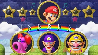 Mario Party Superstars - Lucky Minigames - Mario vs Birdo vs Wario vs Waluigi