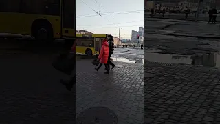 автобус МАЗ 203 маршрут 32К || Г.Днепр