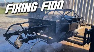 Turning our old chassis into a nice racecar! Fixing Fido volume one: Drop off at CCI!