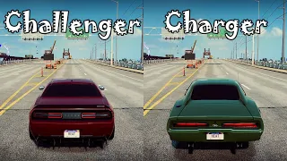 NFS Heat: Dodge Challenger SRT8 vs Dodge Charger - Drag Race