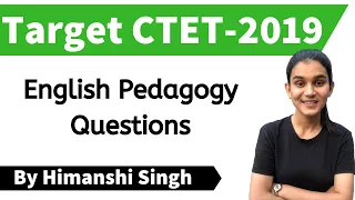 Target CTET-2020 | English Pedagogy for CTET Paper-01 & 02