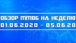 Обзор ММВБ на неделю 01.06.2020 - 05.06.2020 + Нефть + Торговая война + Революция в США + Доллар